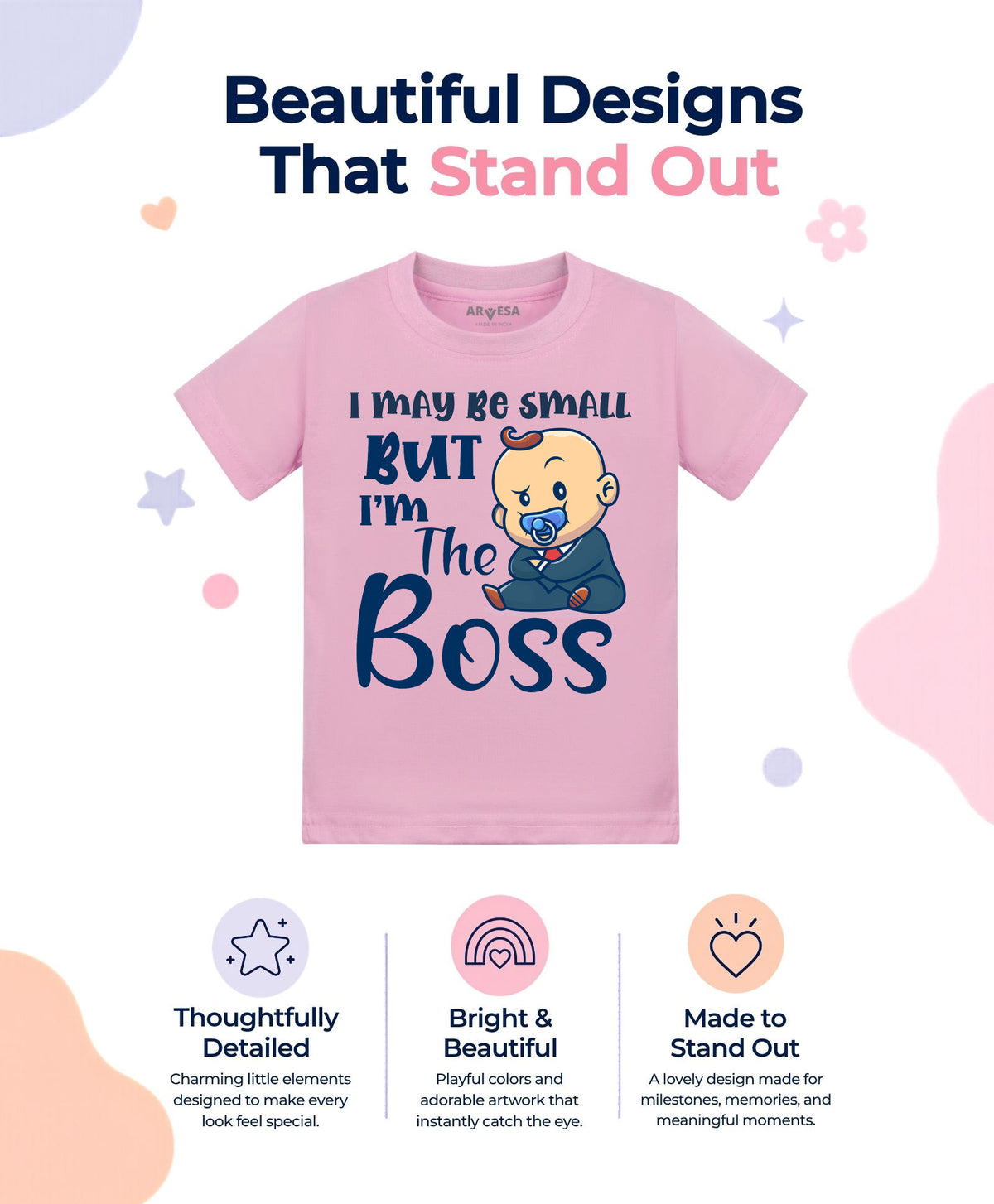 No | I may Be Small But I am Boss Quirky - T-shirt