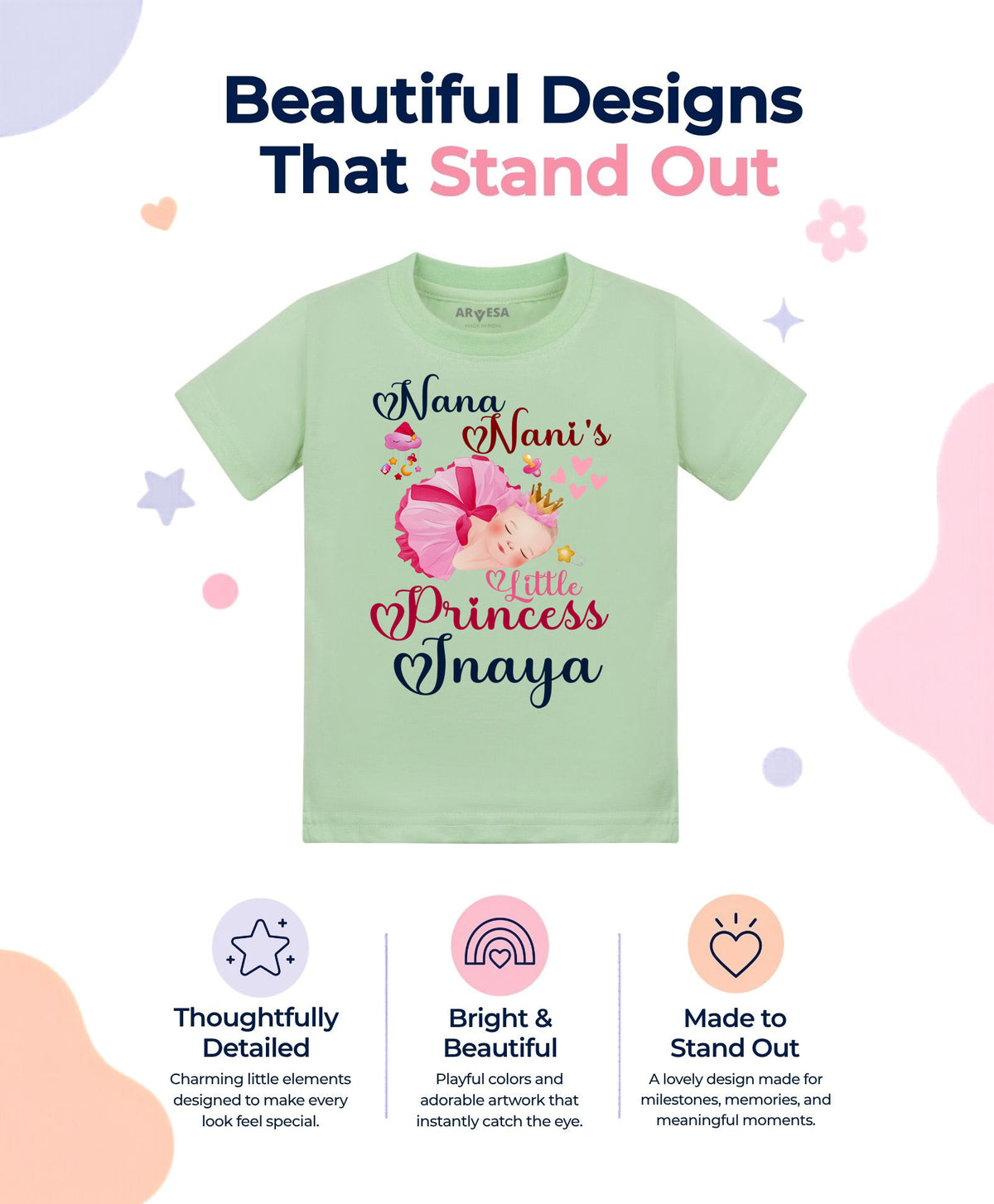 Yes | Nana Nani Little Princess - T-shirt