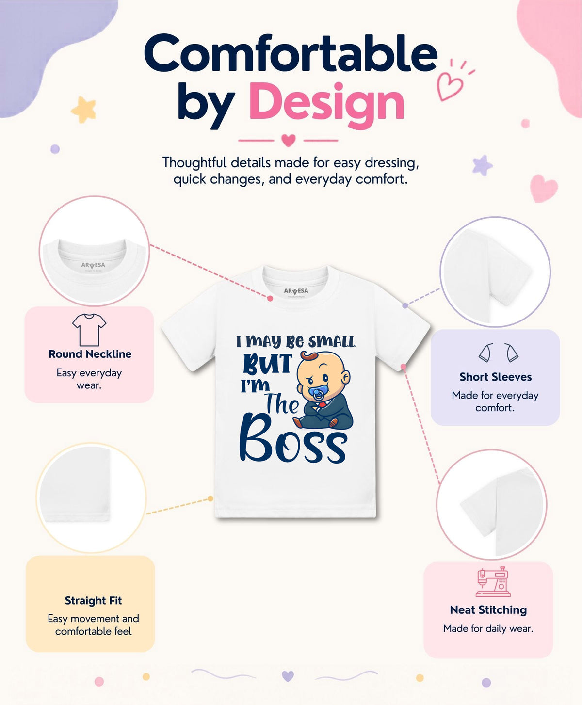 No | I may Be Small But I am Boss Quirky - T-shirt