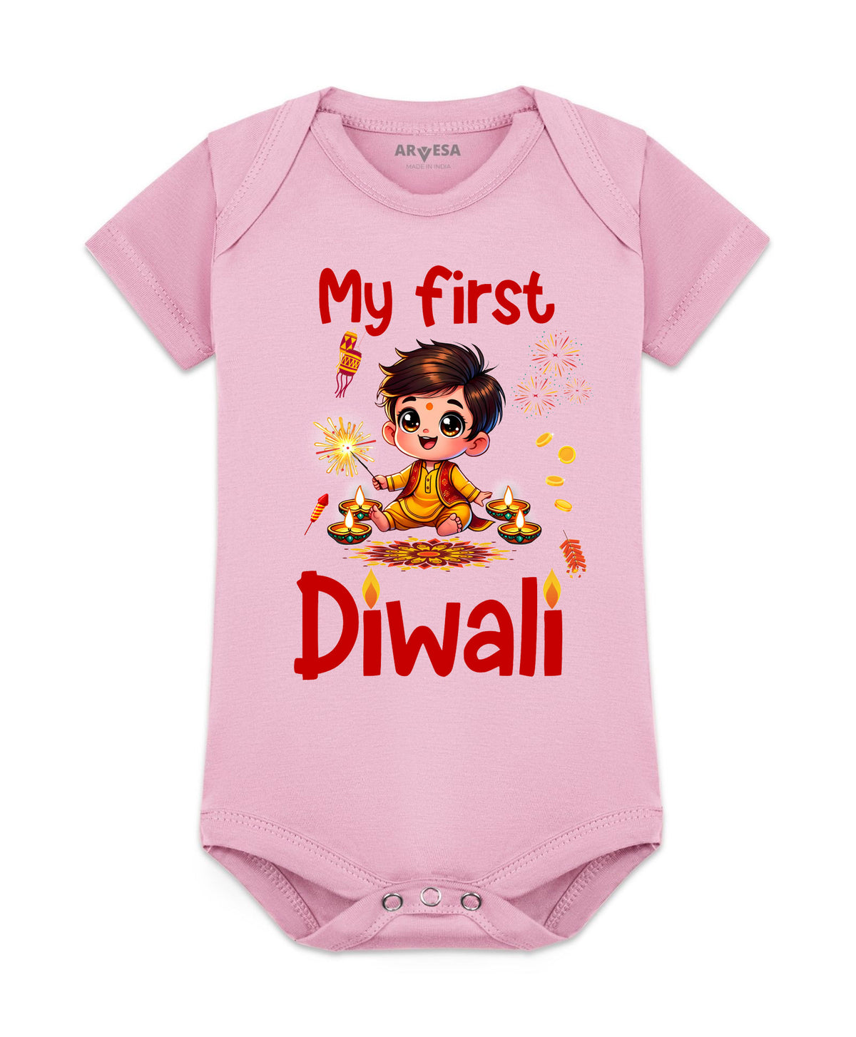 No | My First Diwali - Romper