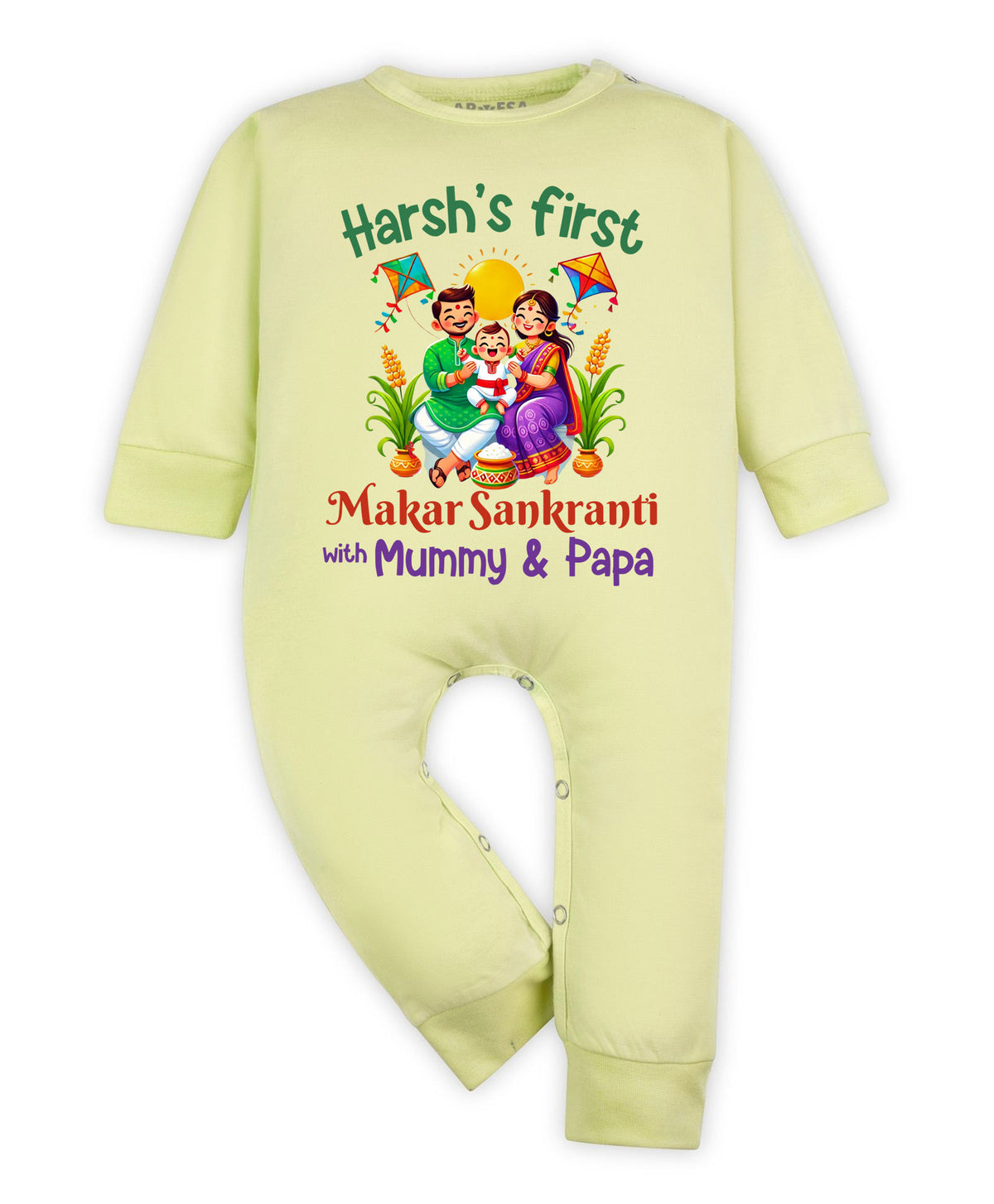 Yes | My First Makar sankranti - Jumpsuit