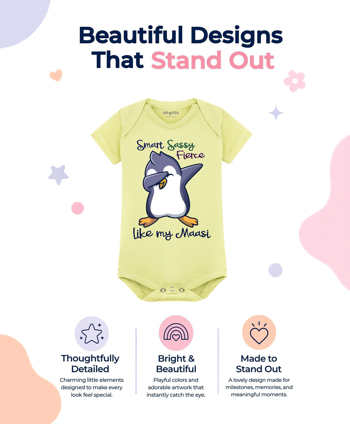 No | Smart Sassy Like My Maasi - Romper