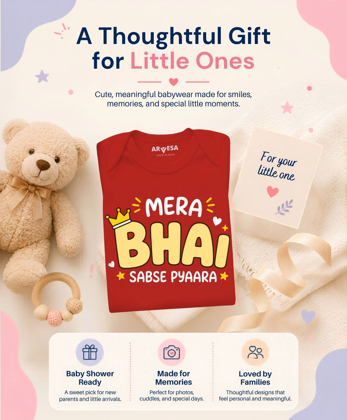 Mera Bhai Sabse Pyaara Brother - Romper