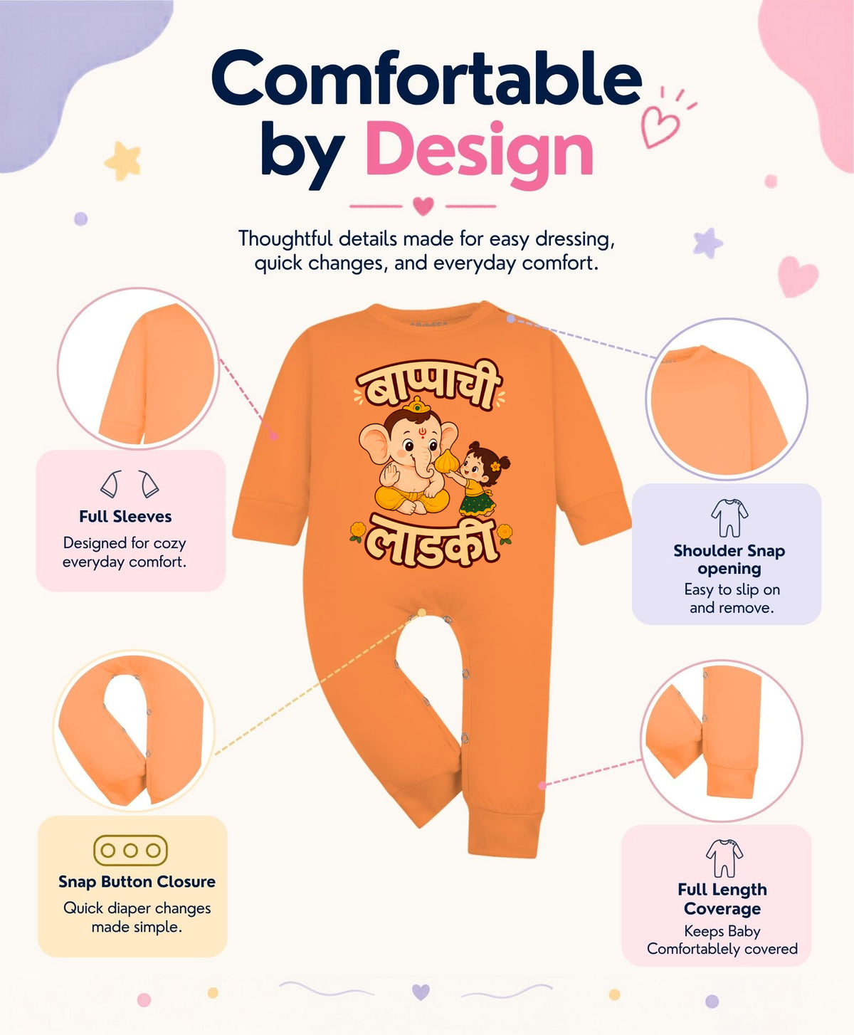 Bappa Chi Ladki Devotional - Jumpsuit