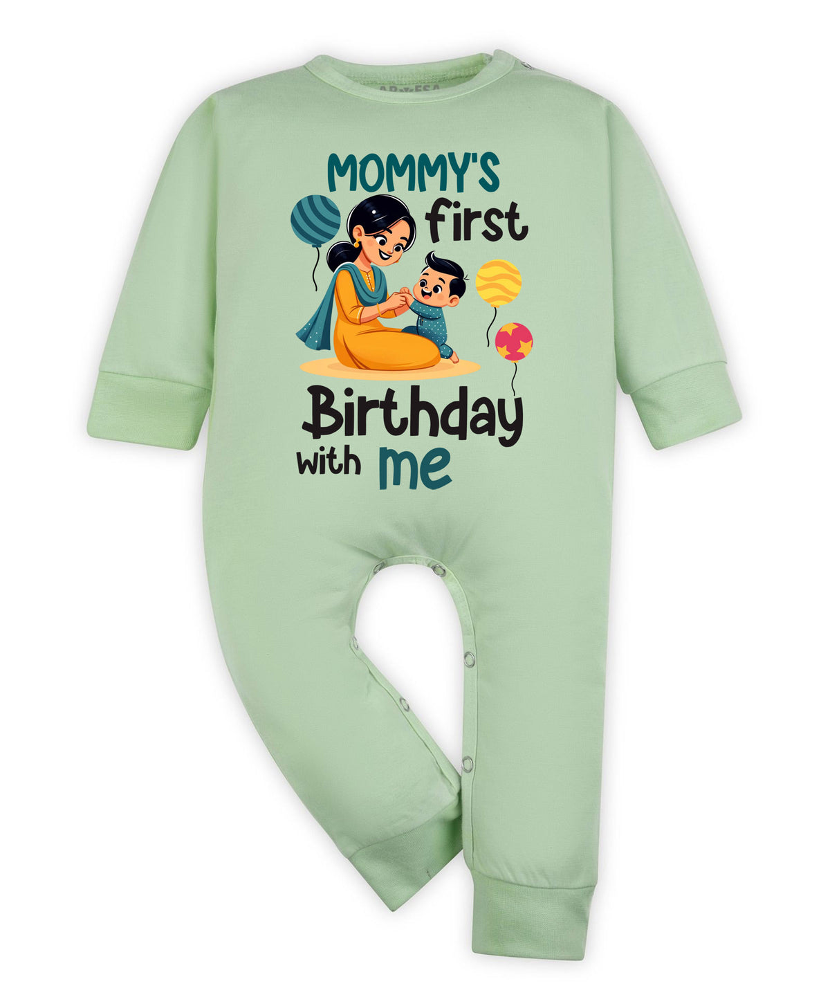 No | Mommy First Birthday With Me Mom Birthday - Jumpsuit