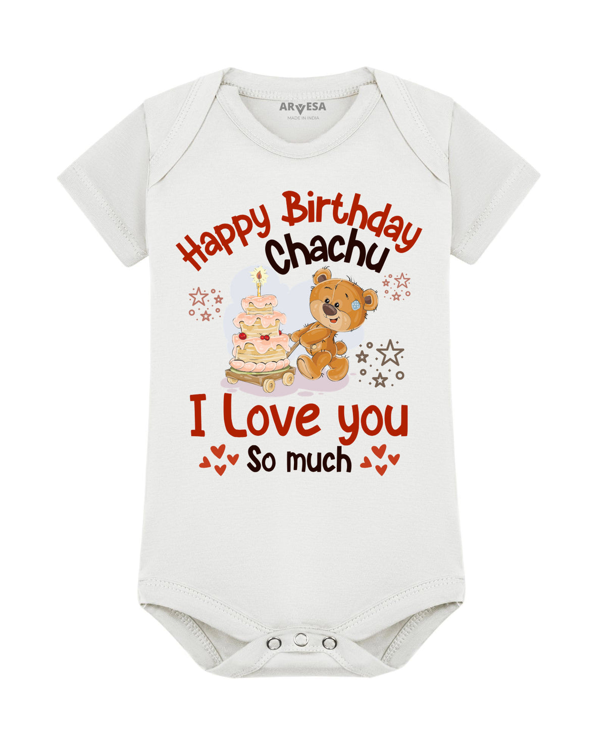 No | Happy Birthday Chachu Family Birthday - Romper