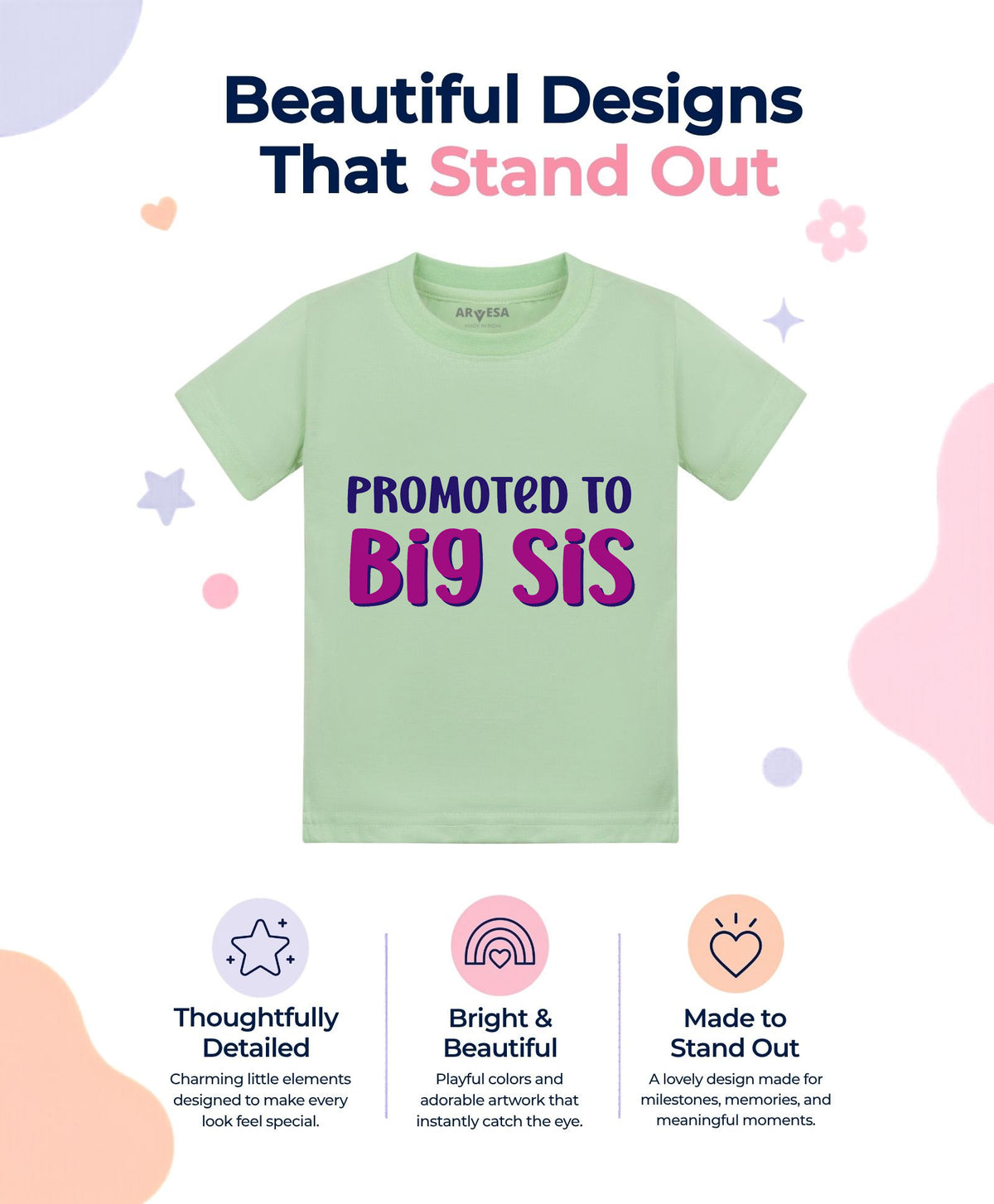 No | Promoted To Big Sis Sister - T-shirt