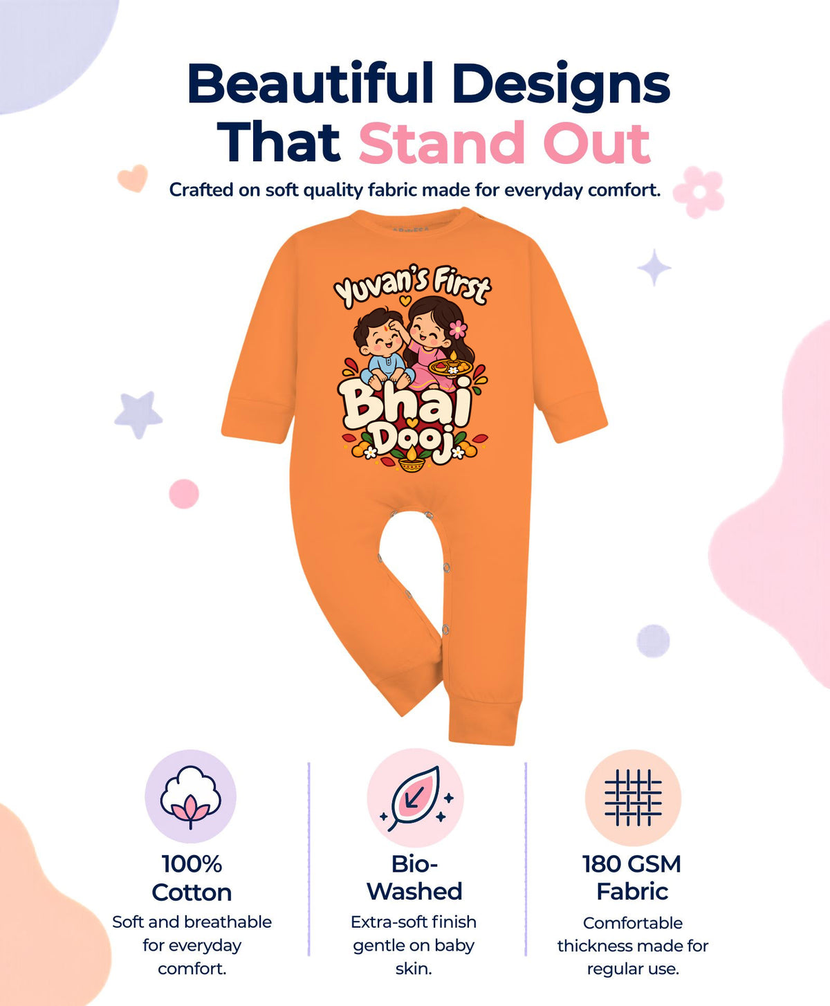 Yes | My First Bhaidooj Diwali - Jumpsuit