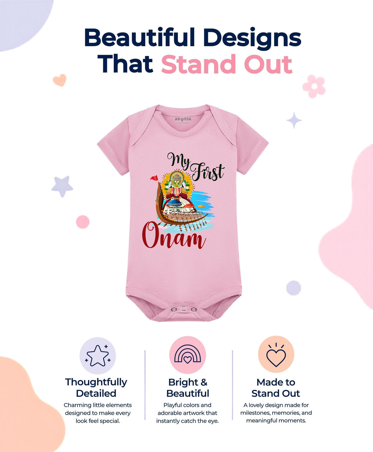 No | My First Onam - Romper