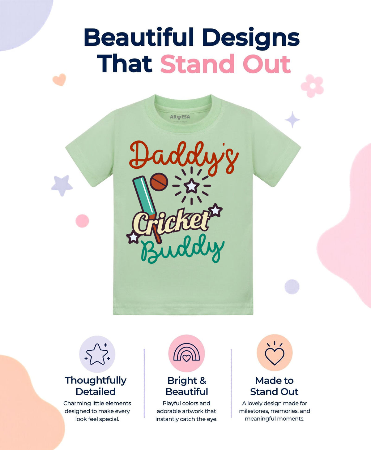 No | Daddy Cricket Buddy - T-shirt