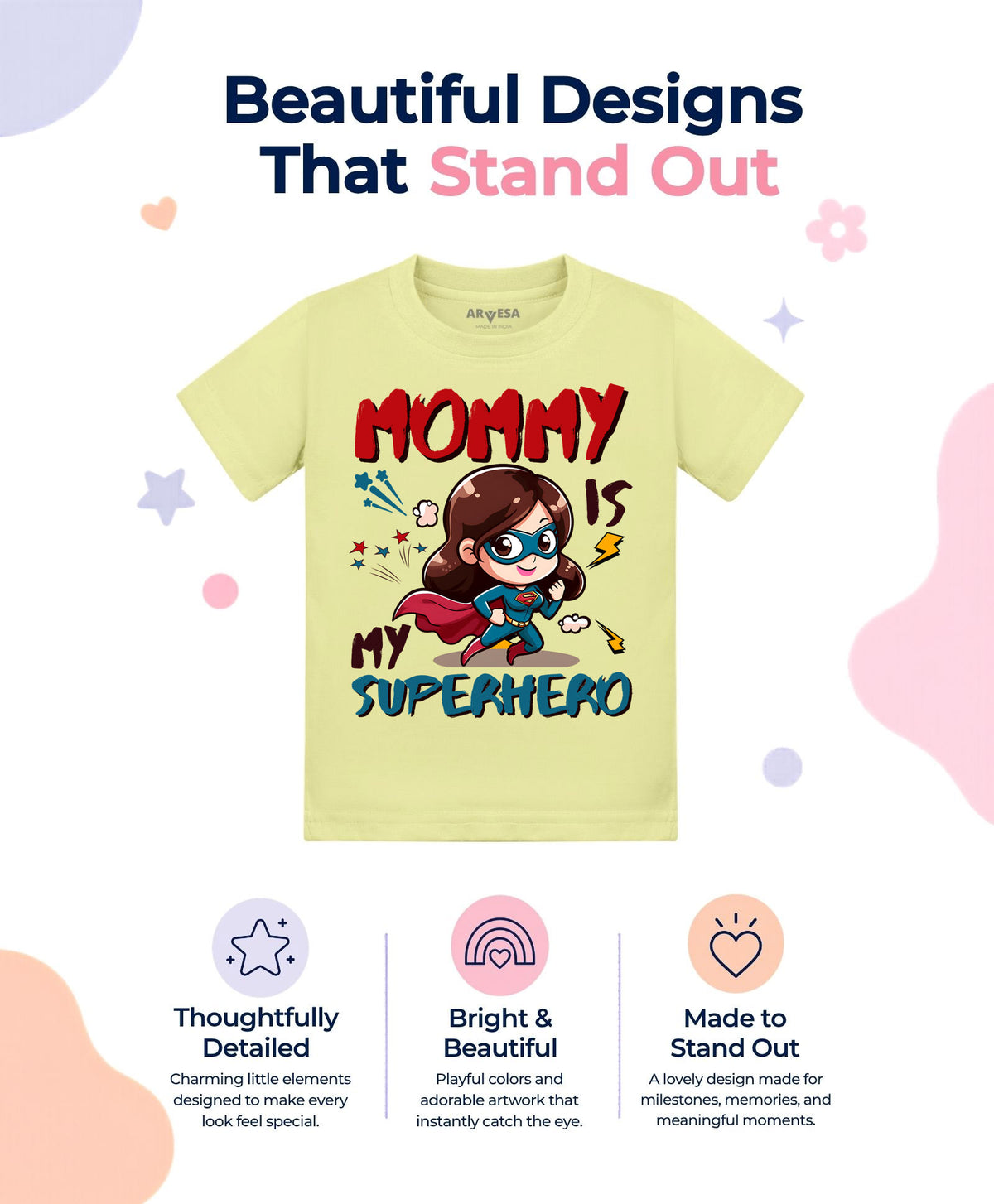 No | Mommy Is My Superhero - T-shirt
