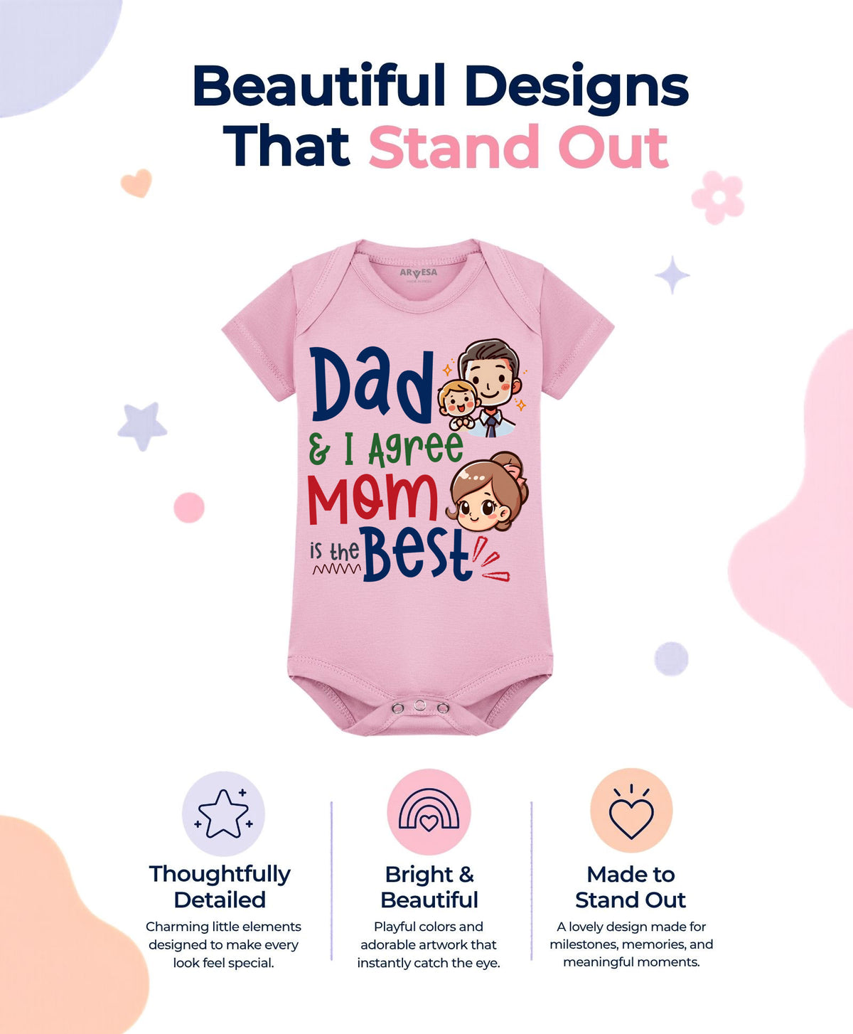 No | Daddy & I Agree Mommy Is Best - Romper