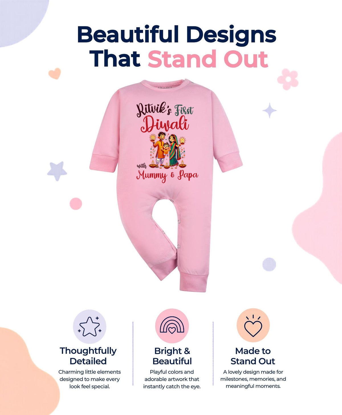 Yes | My First Diwali - Jumpsuit