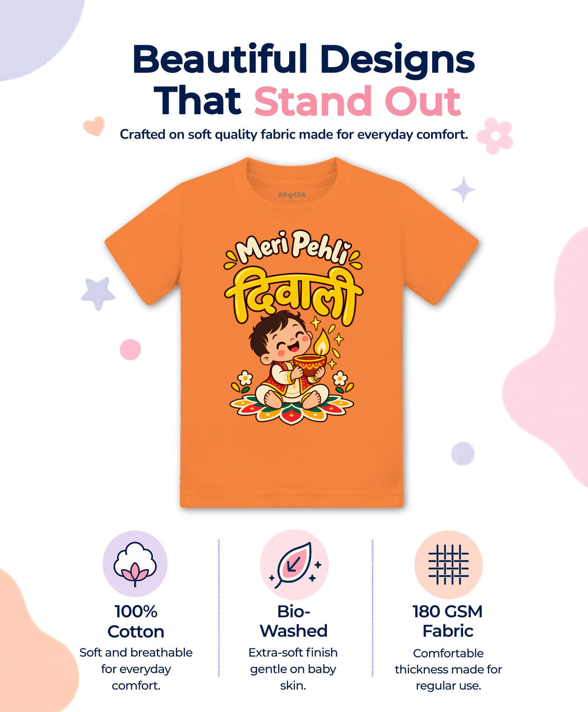 No | Meri Pehli Diwali - T-shirt