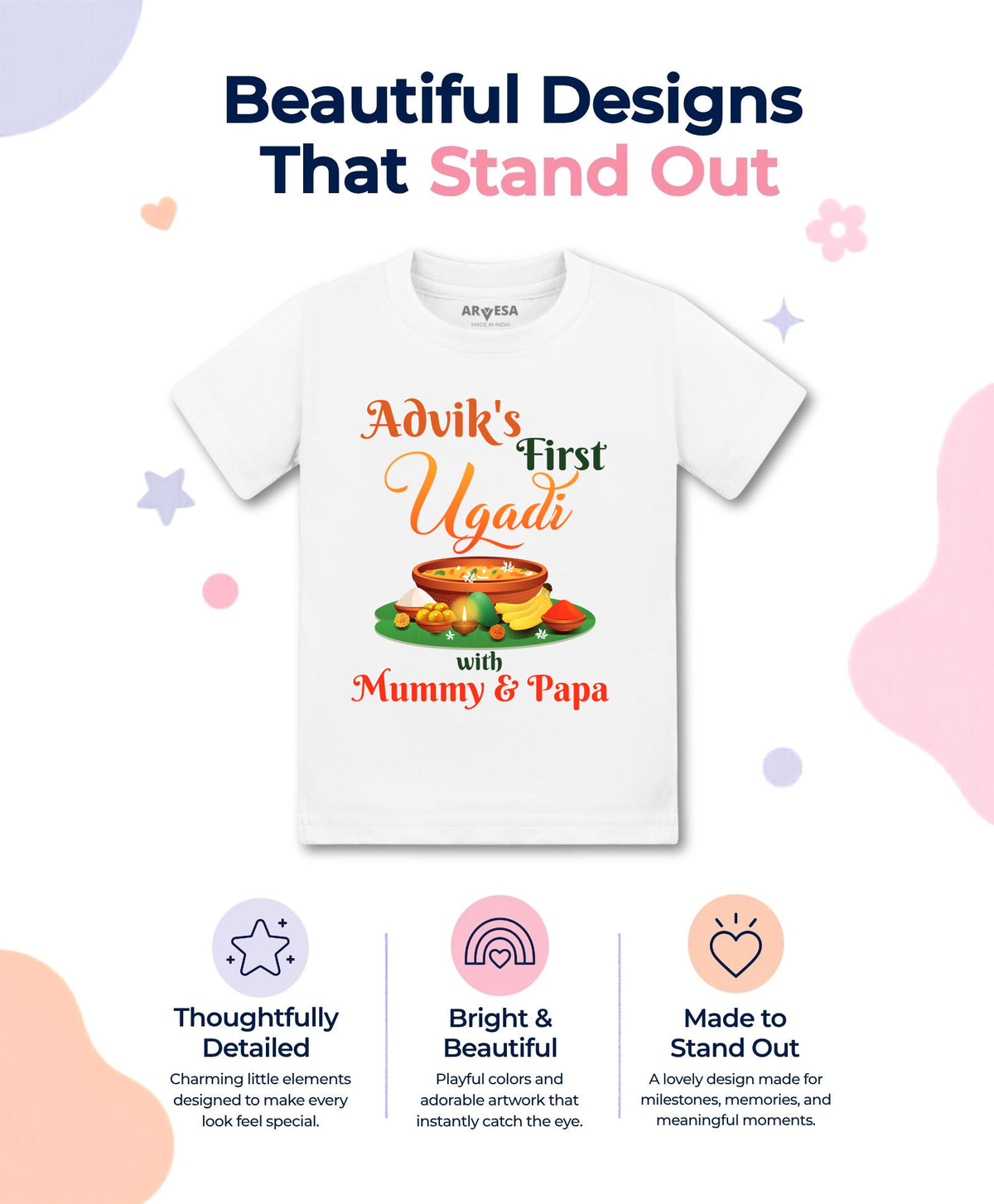 Yes | My First Ugadi - T-shirt