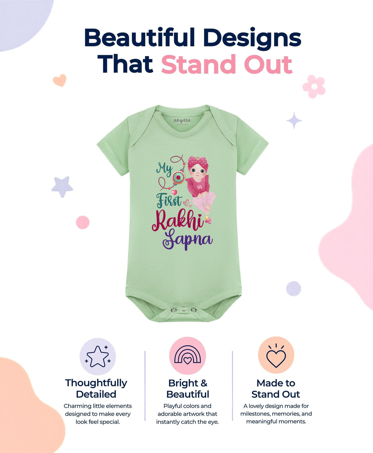 Yes | My First Rakhi - Romper