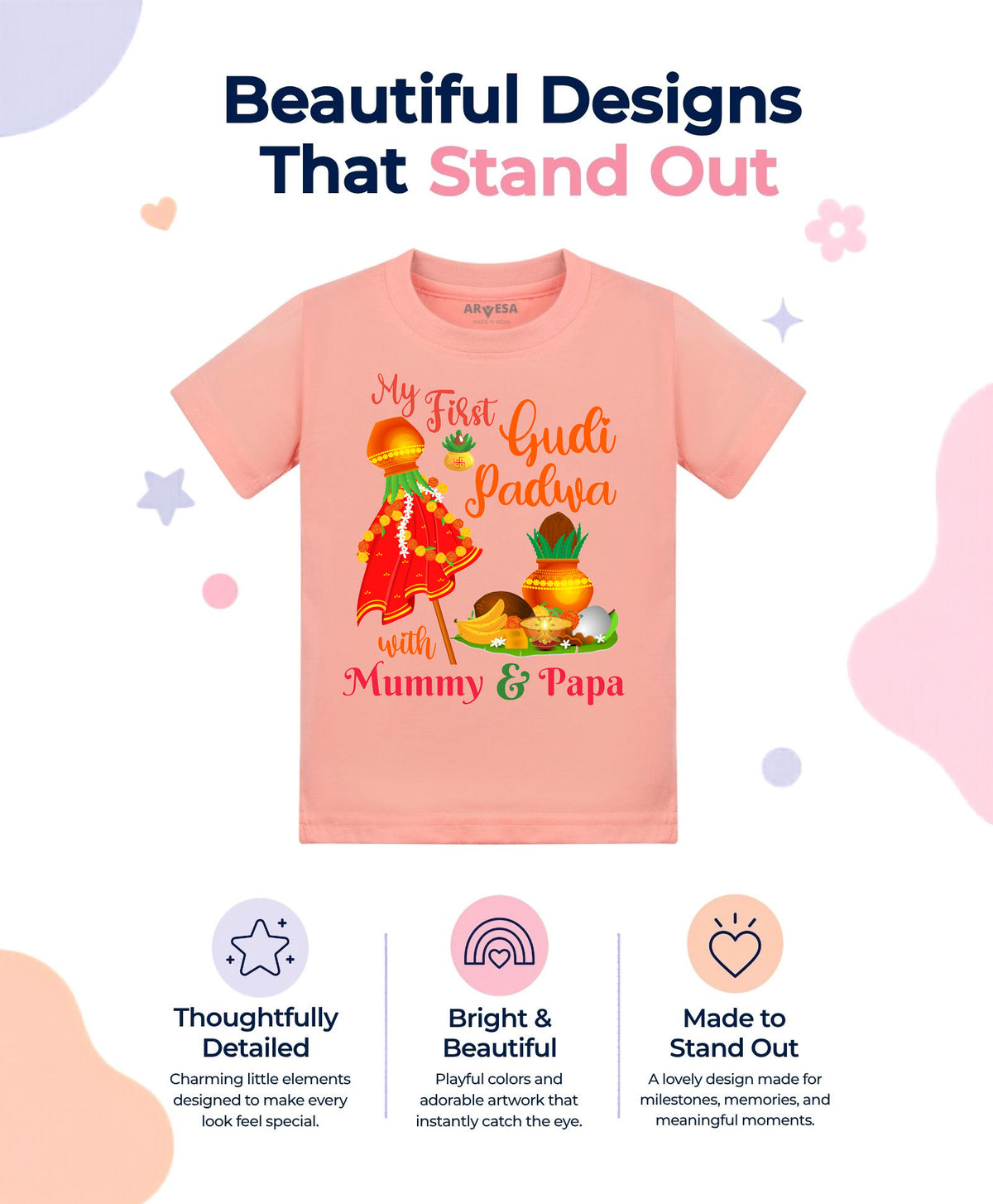 No | My First Gudi Padwa - T-shirt
