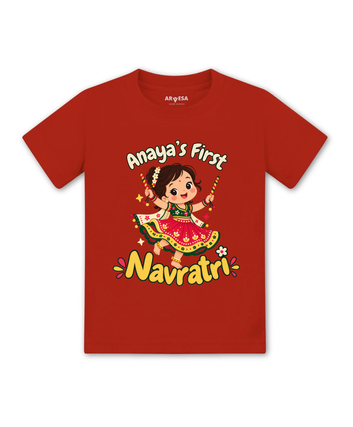 Yes | My First Navratri - T-shirt