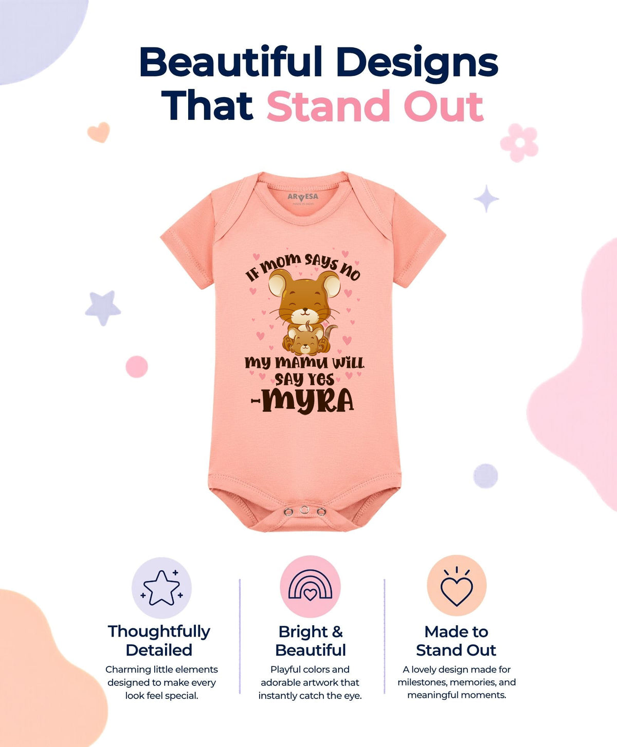 Yes | If Mom Say No My Mamu Will Say Yes - Romper