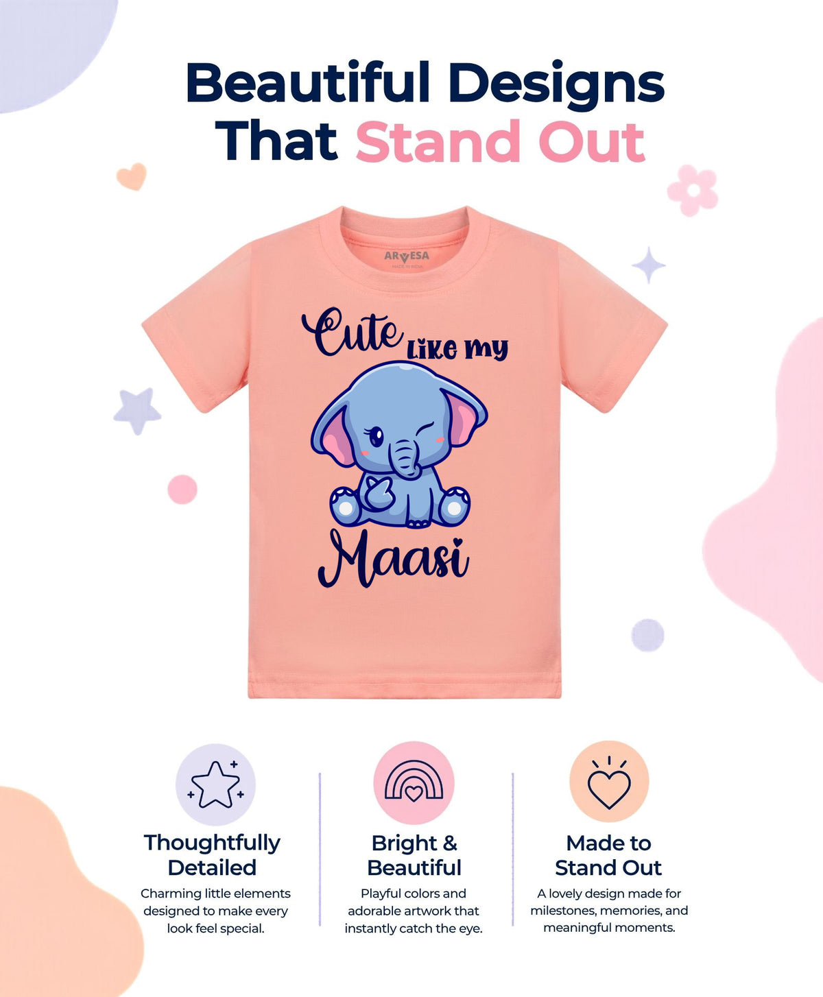 No | Cute Like My Maasi - T-shirt