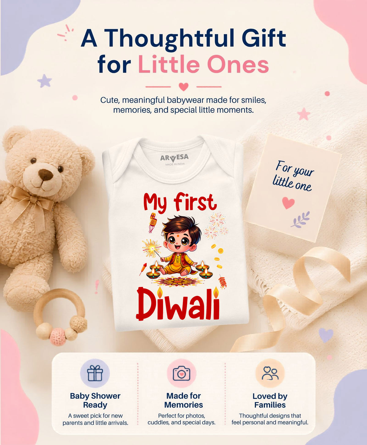 No | My First Diwali - Romper
