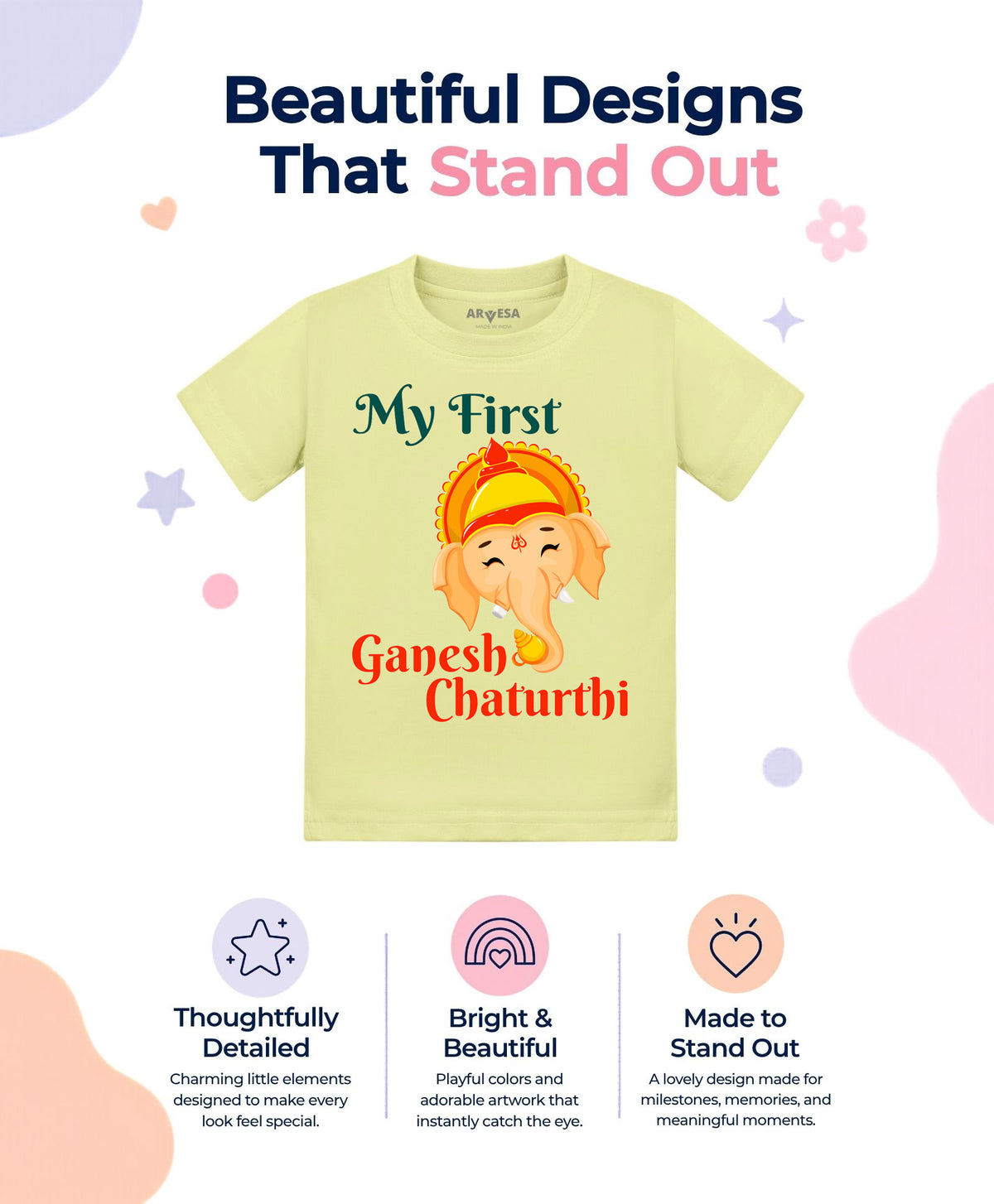 No | My First Ganesh Chaturthi - T-shirt