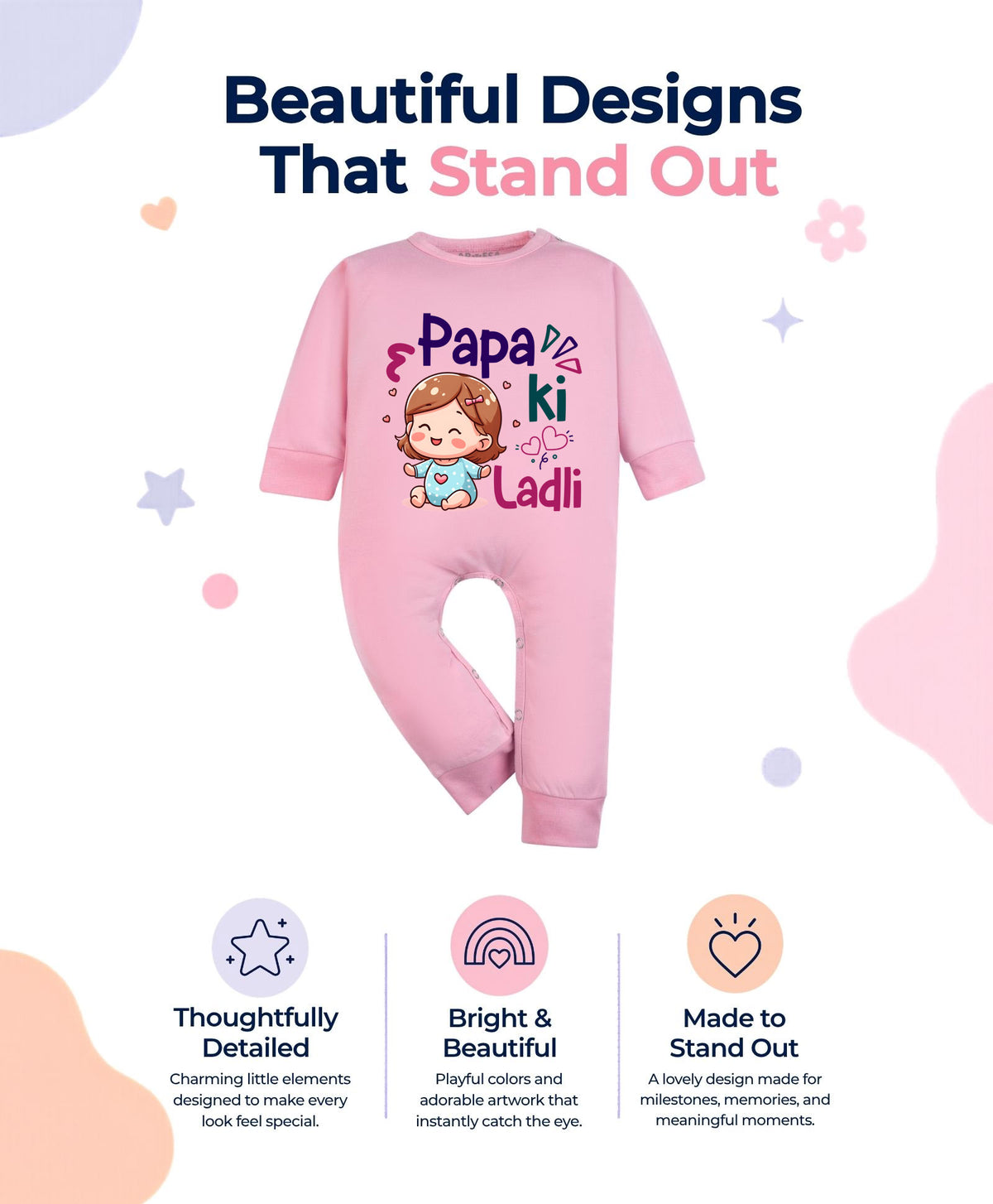 No | Papa Ki Ladli Dad - Jumpsuit