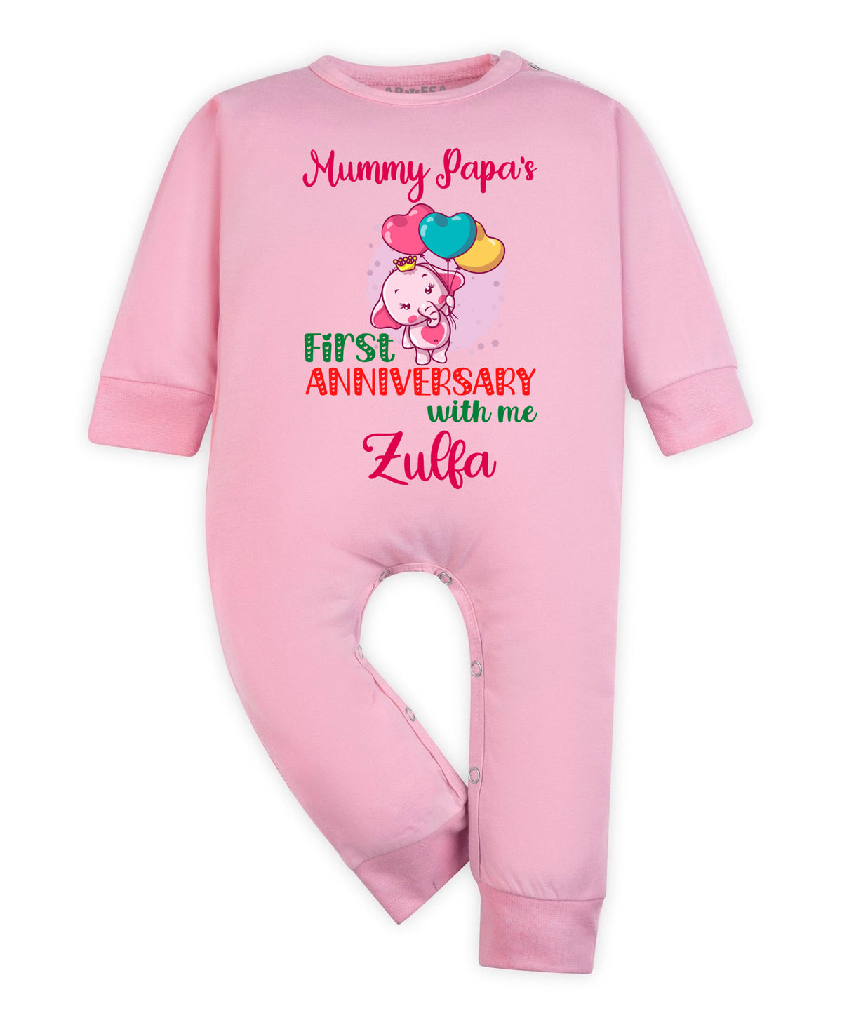 Yes | Mummy Papa First Anniversary With Me Mom Dad - Jumpsuit