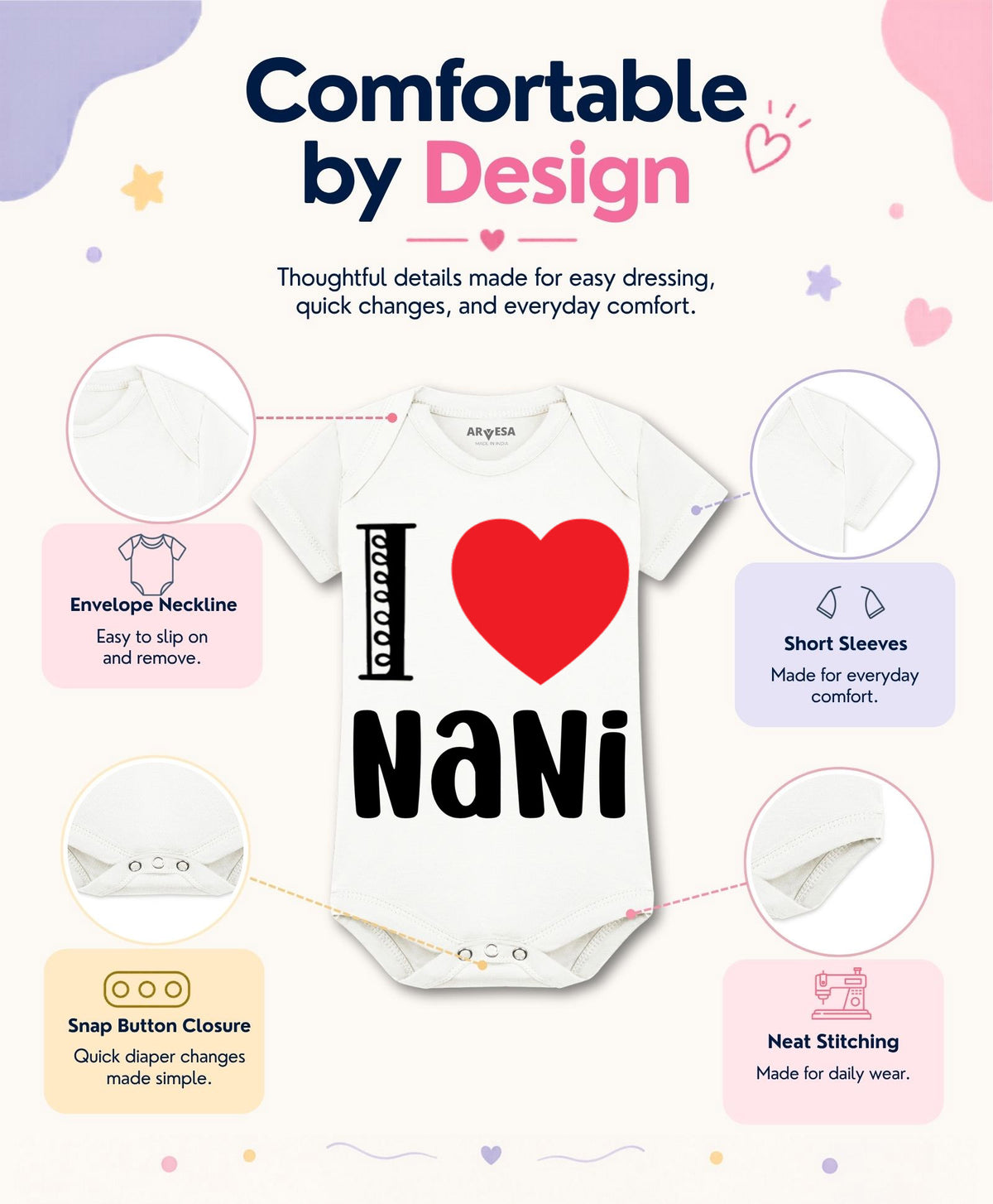 No | I Love Nani Nana Nani - Romper