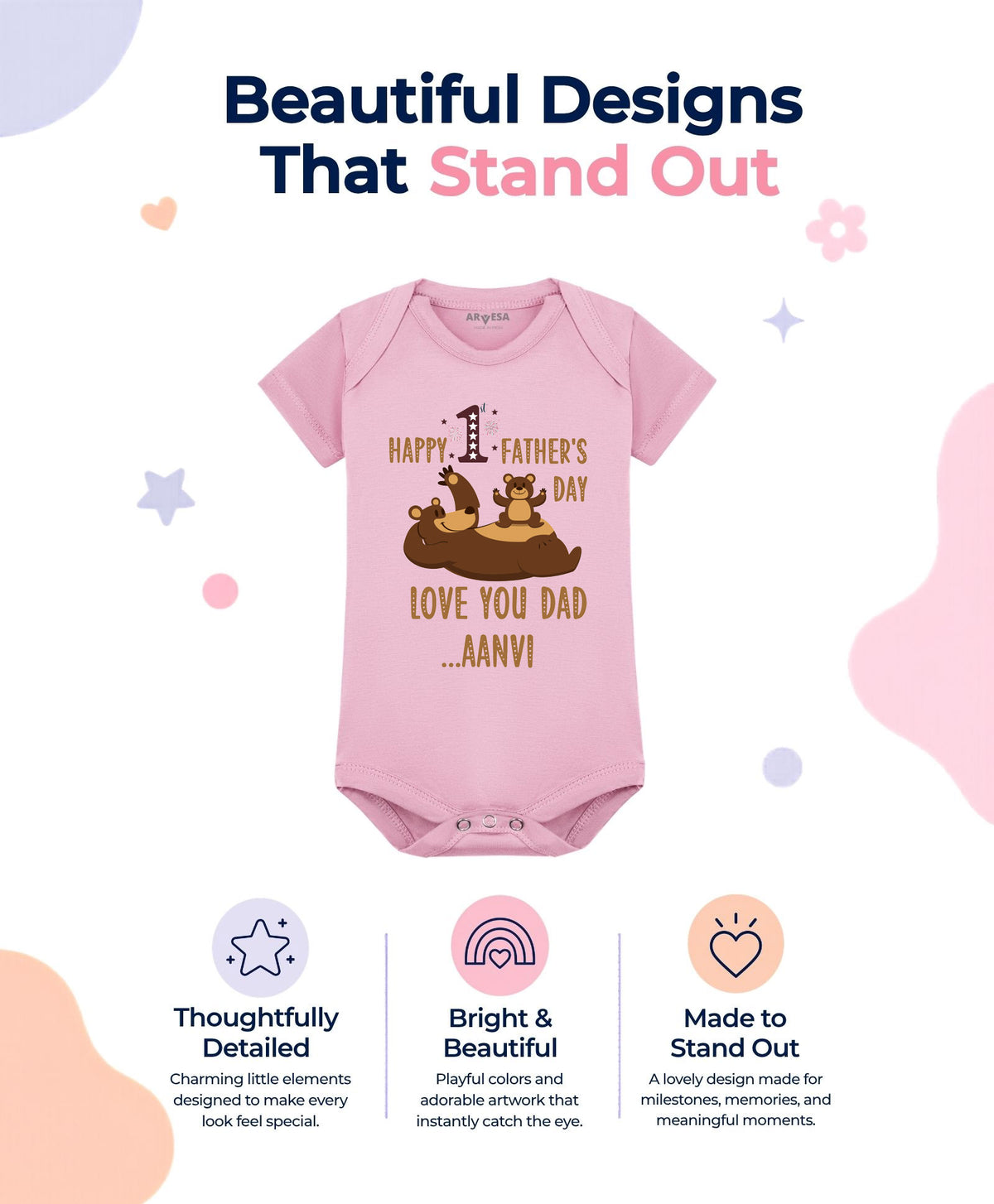 Yes | Happy Father Days - Romper