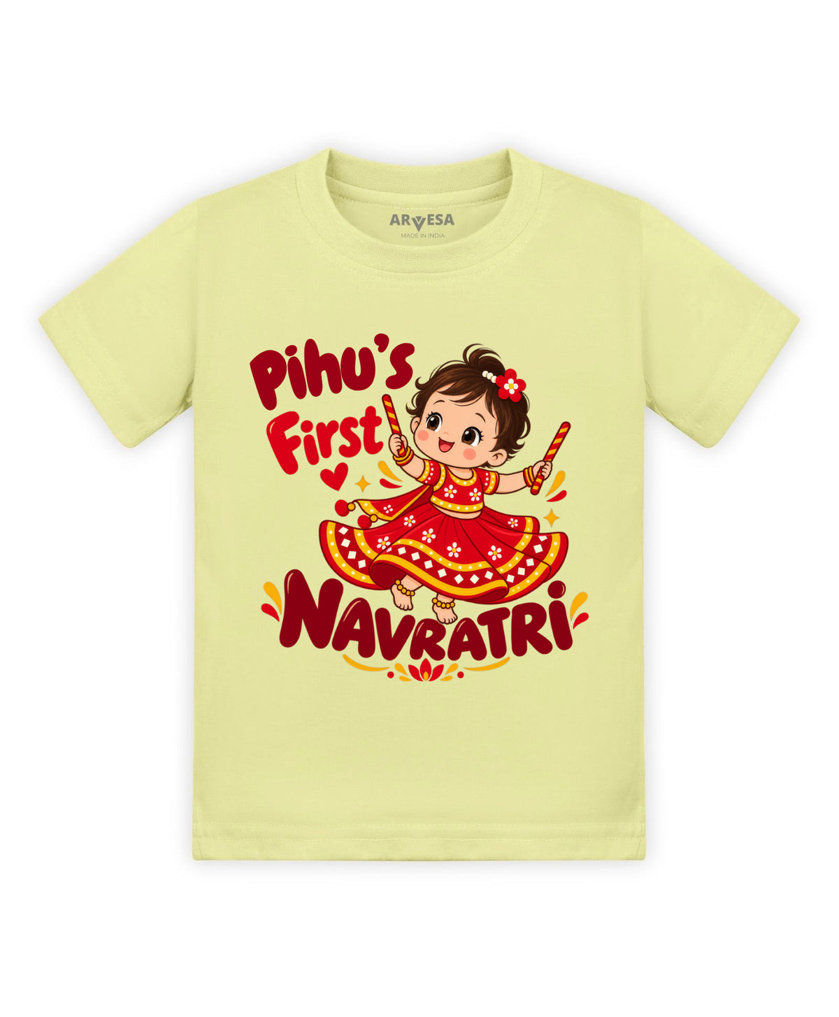Yes | My First Navratri - T-shirt