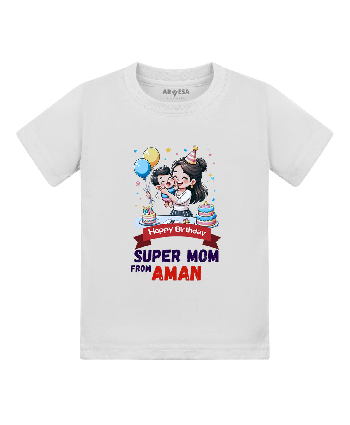 Yes | Happy Birthday Super Mom Mom Birthday - T-shirt