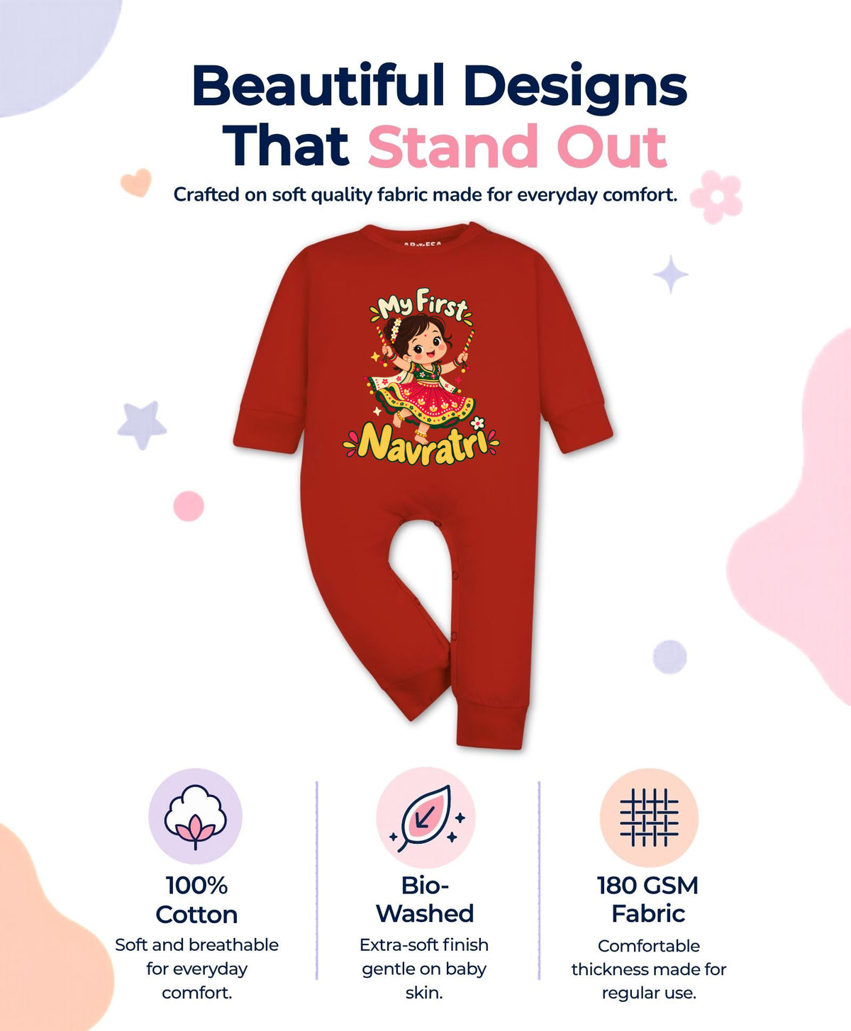 No | My First Navratri - Jumpsuit