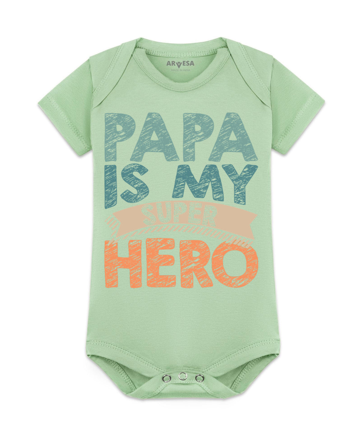 No | Papa Is My Super Hero Dad - Romper