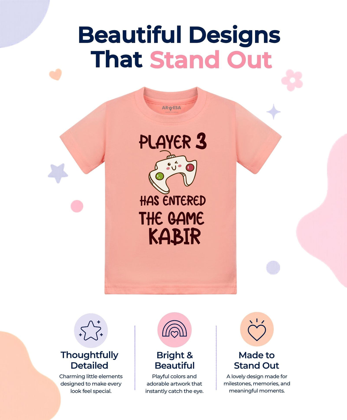 Yes | Player 3 Entered The Game Quirky - T-shirt