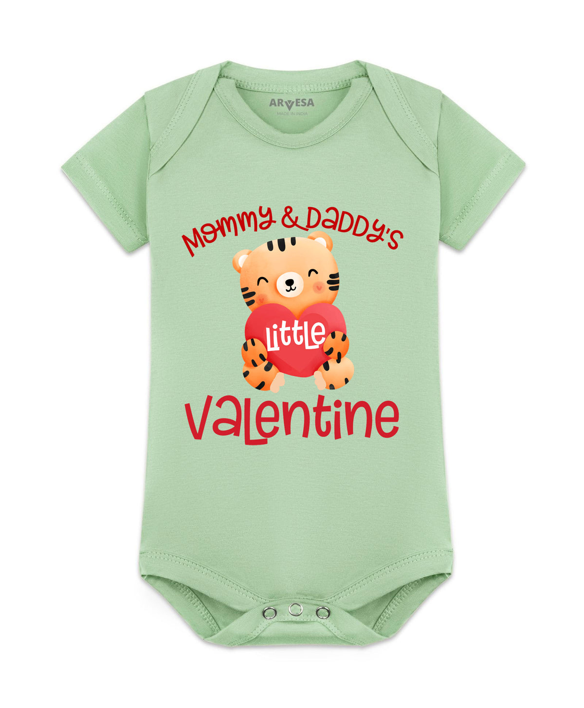 No | Mommy And Daddy Valentine - Romper