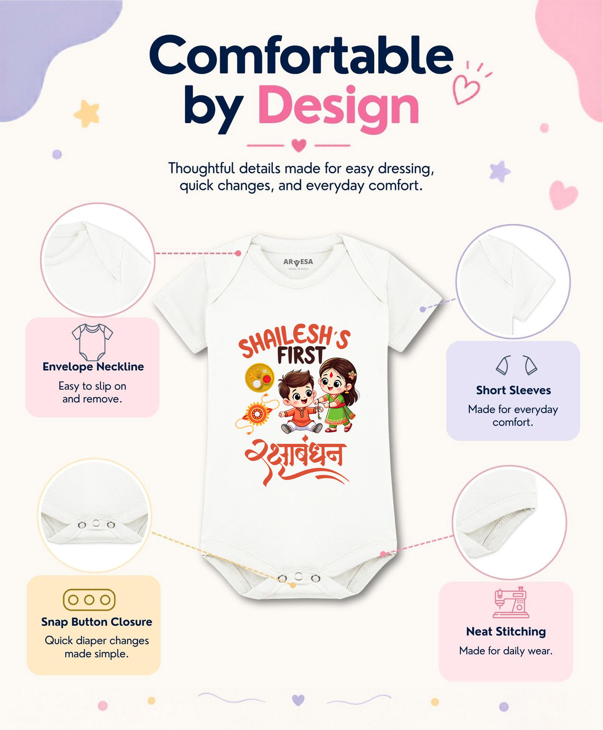Yes | My First Rakhi - Romper
