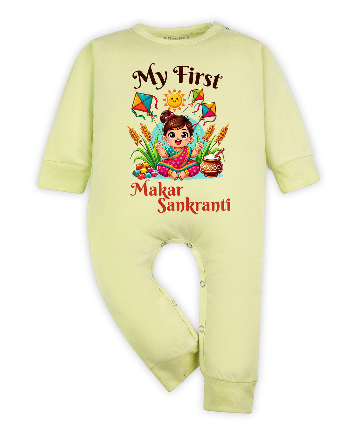No | My First Makar sankranti - Jumpsuit