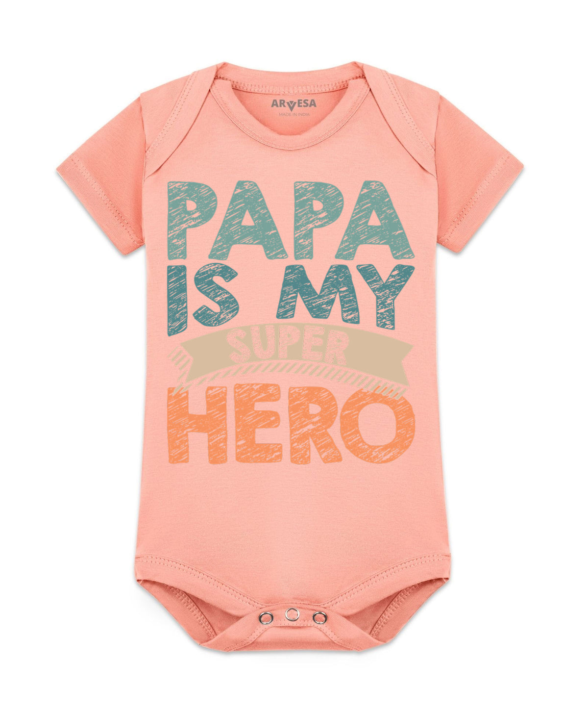 No | Papa Is My Super Hero Dad - Romper