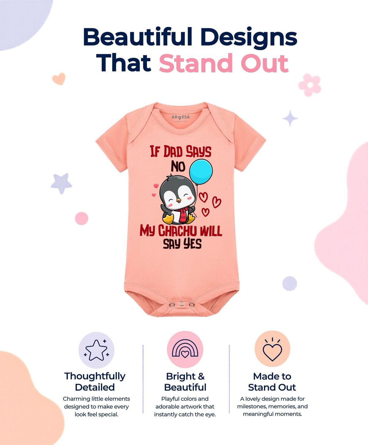 No | If Dad Say No My Chachu - Romper