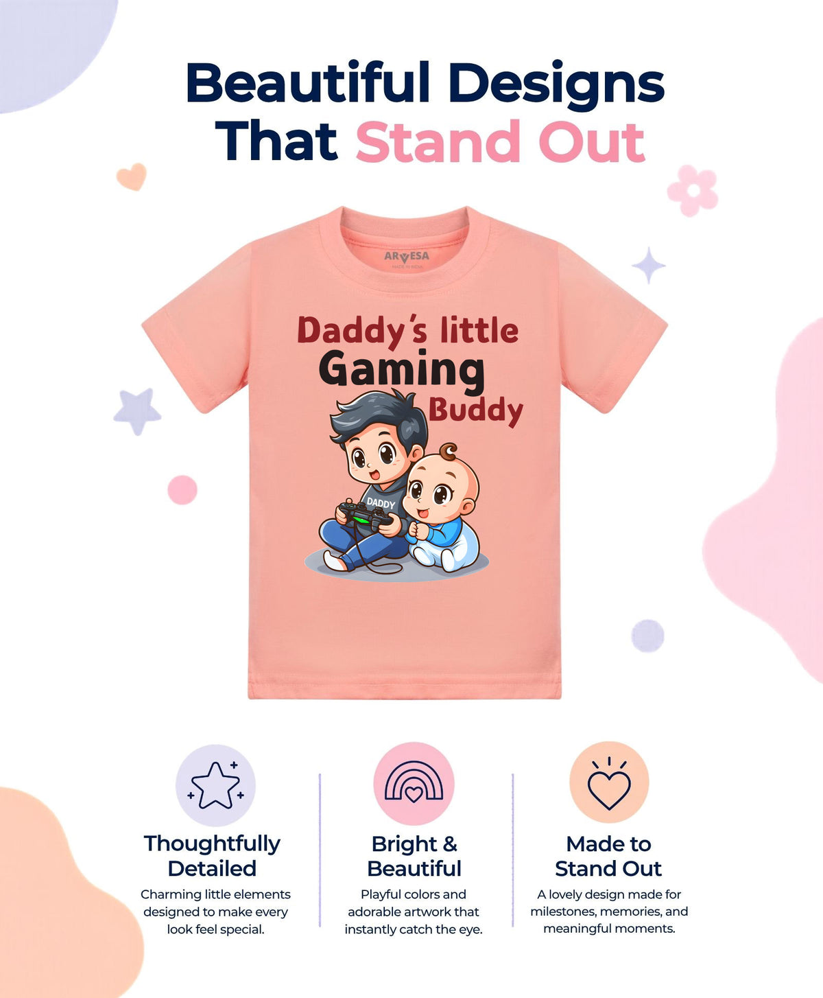 No | Daddy Little Gaming Buddy - T-shirt