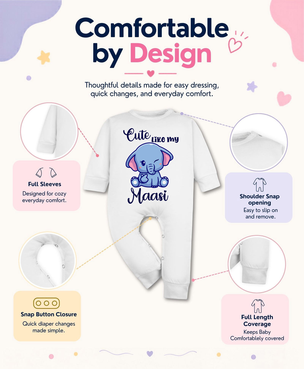 No | Cute Like My Maasi - Jumpsuit