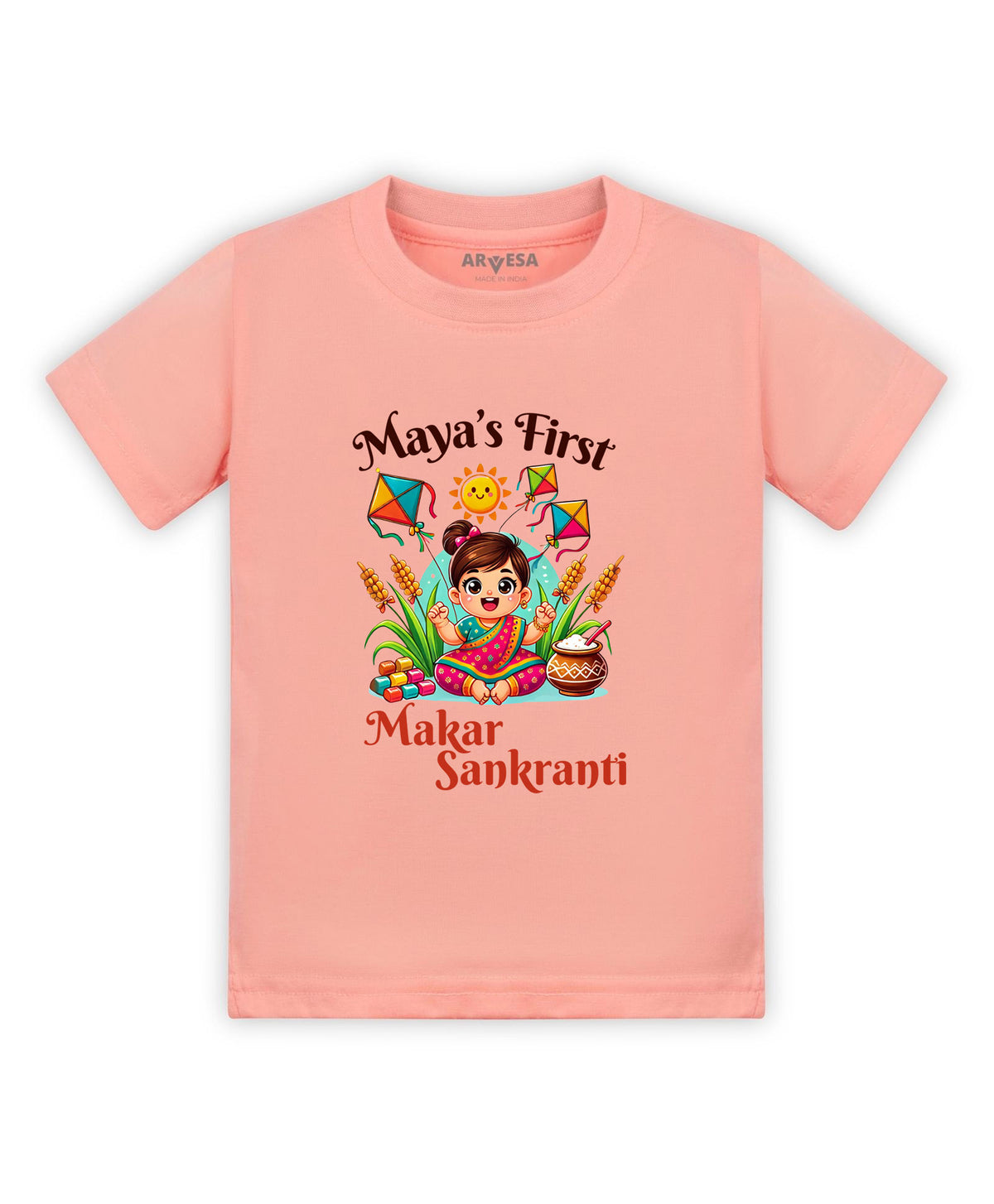 Yes | My First Makar sankranti - T-shirt