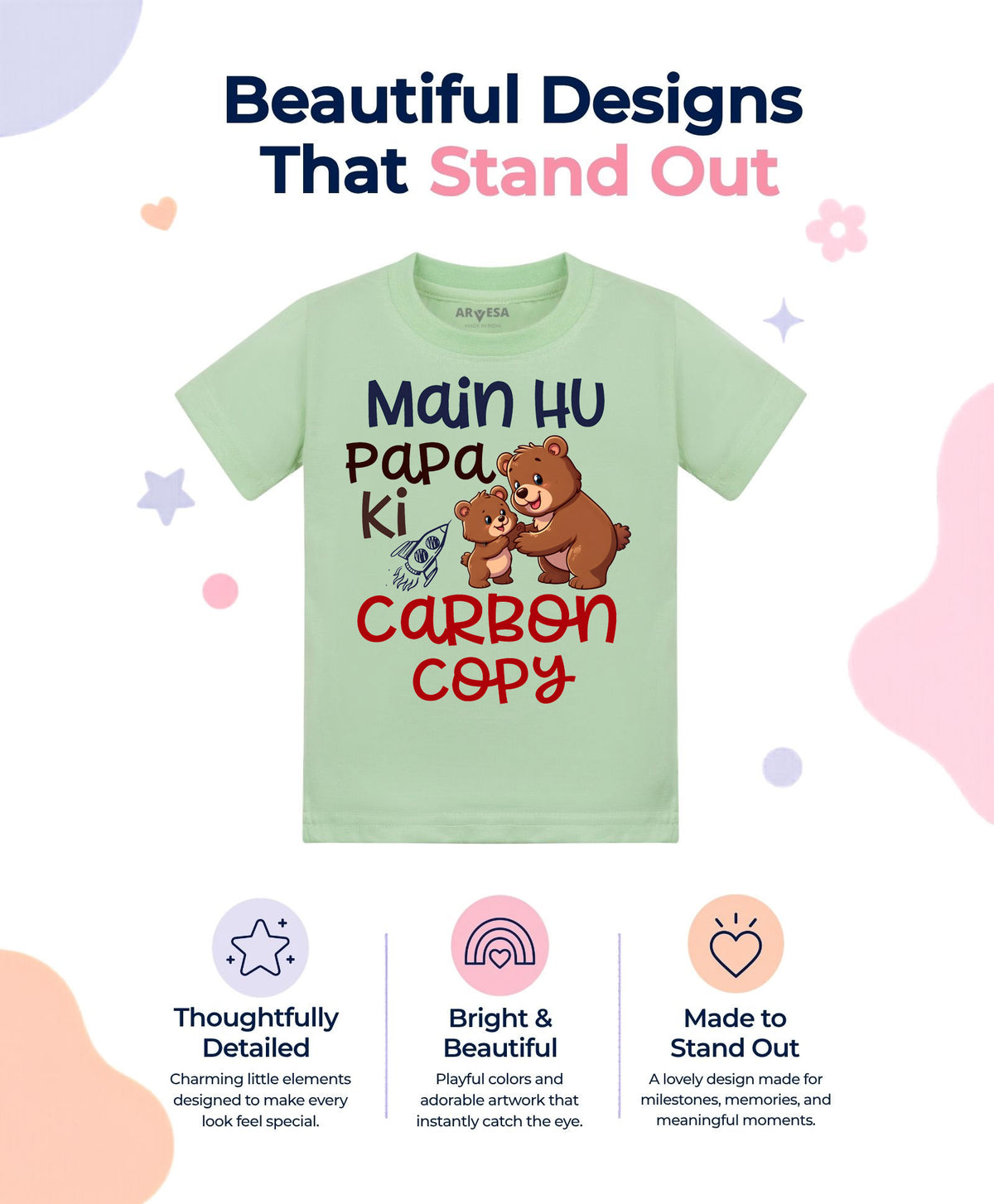 No | Mai Hu Papa Ki Carbon Copy Dad - T-shirt