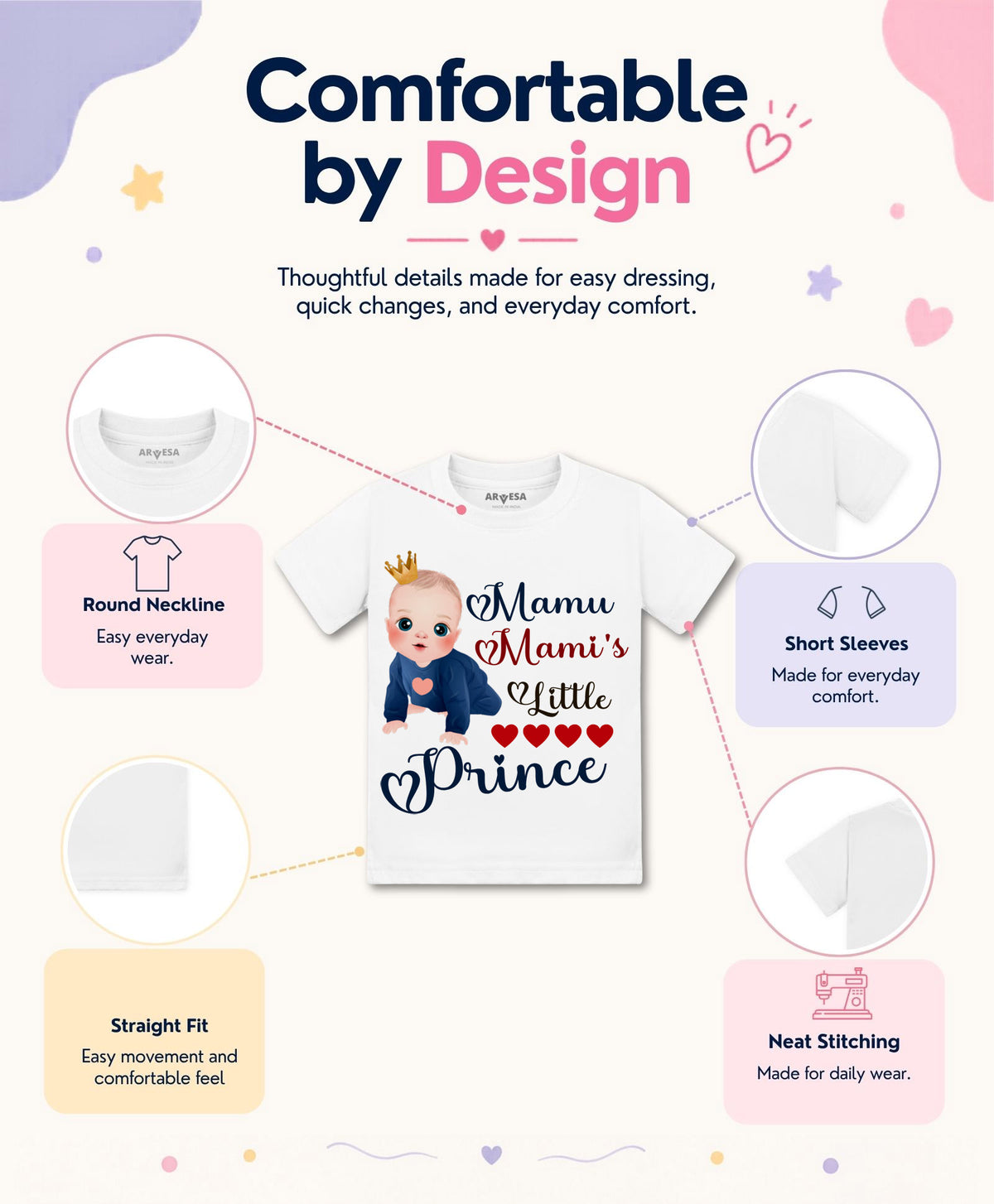 No | Mamu Mami'S Little Prince - T-shirt
