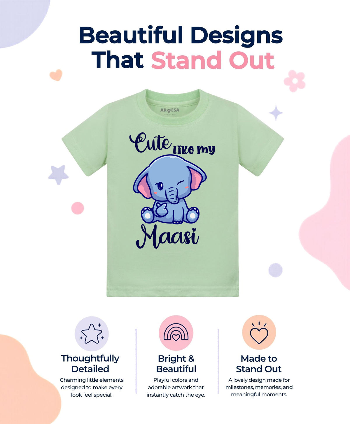 No | Cute Like My Maasi - T-shirt