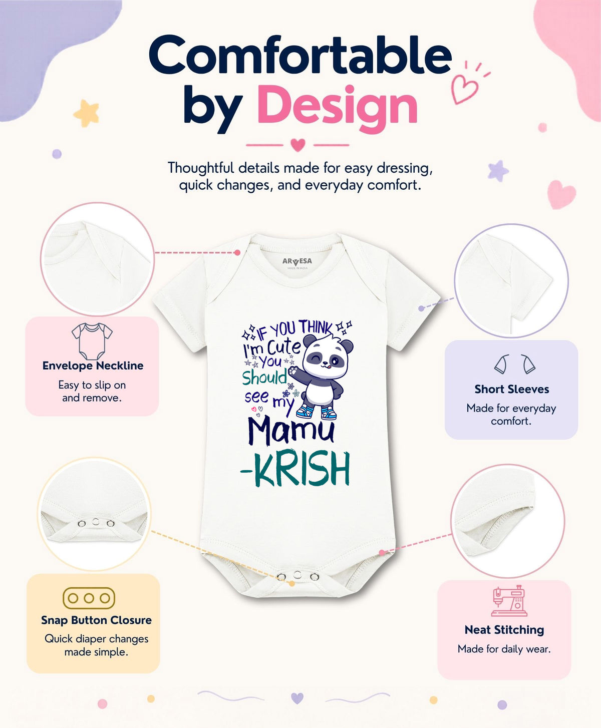 Yes | I Am Cute You Should See My Mamu - Romper