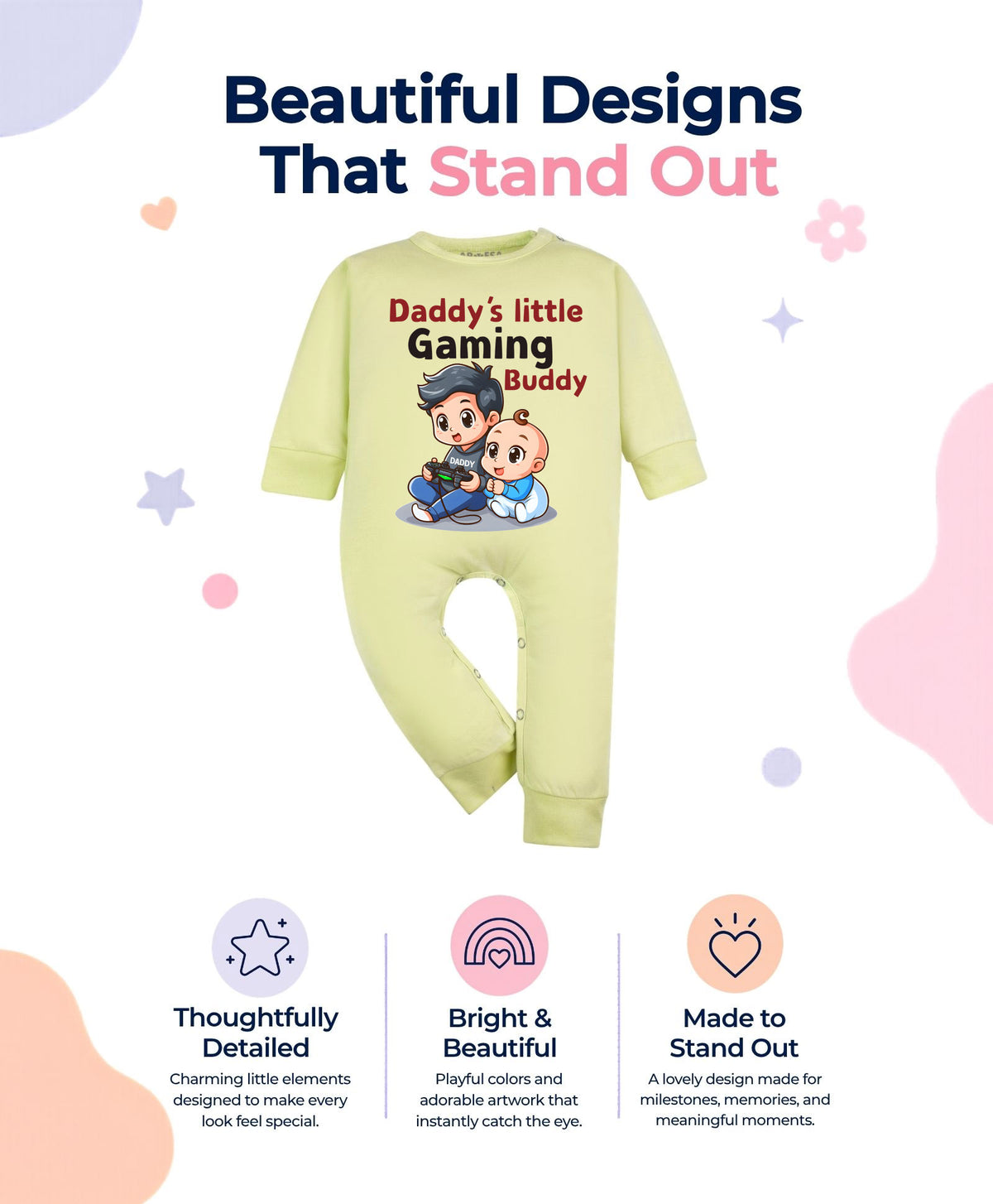 No | Daddy Little Gaming Buddy - Jumpsuit