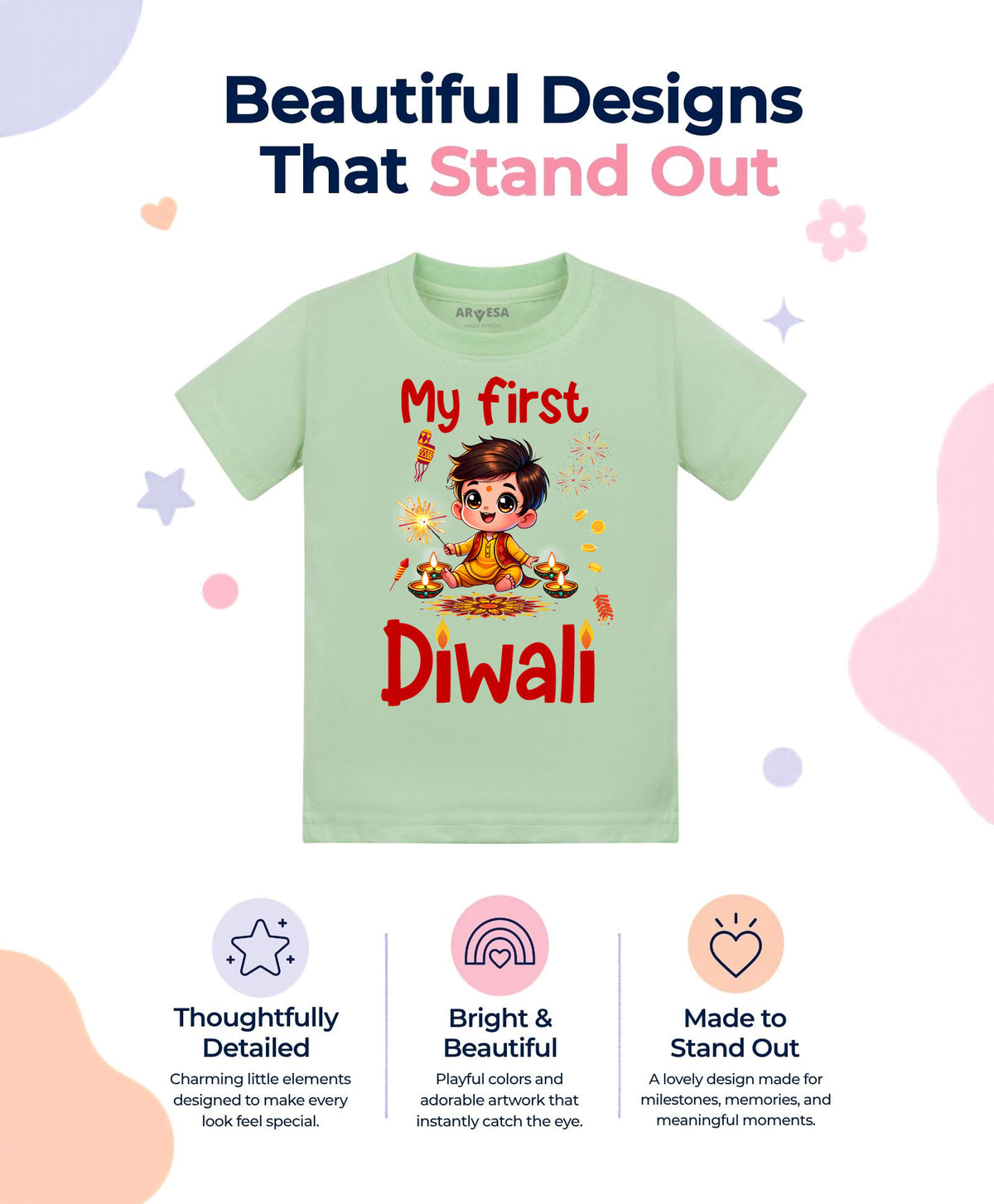 No | My First Diwali - T-shirt