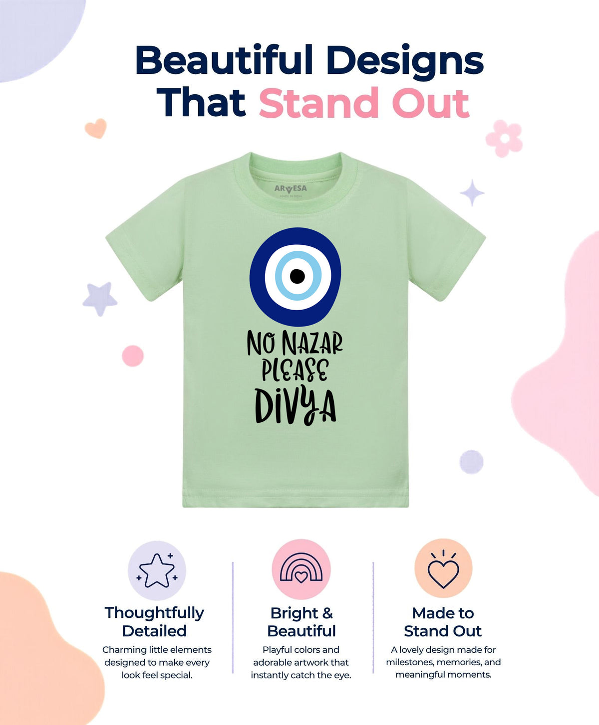 Yes | No Nazar Please Quirky - T-shirt